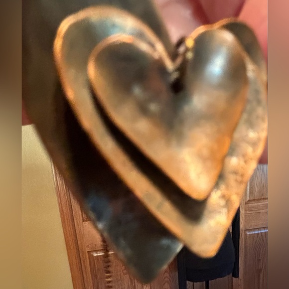 Layered Heart Necklace - Picture 4 of 5